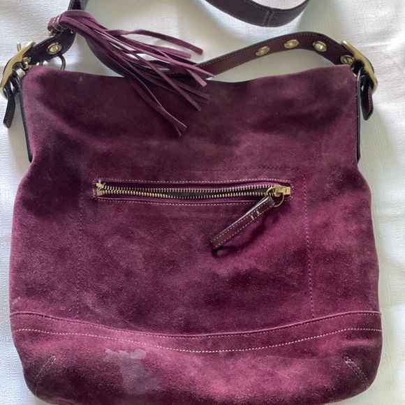 Suede Coach Purse - Picture 2 of 8